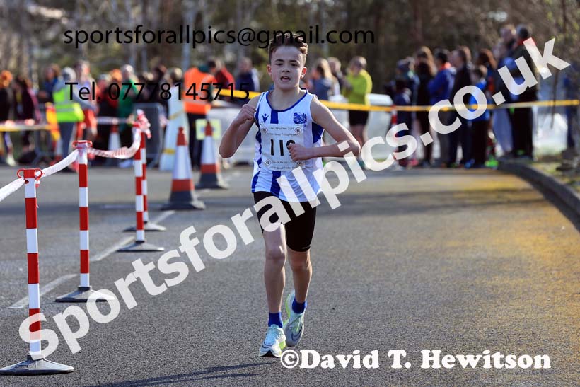 Boys and Girls Under-13s 2024 Elswick Harriers Good Friday Relays, Newburn, Newcastle Upon Tyne  Photo: David T. Hewitson/Sports for All Pics